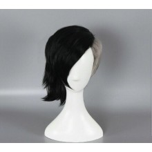 Black Grey Anime Tokyo Ghoul Uta Short High Quality Syntehtic Cosplay Wig