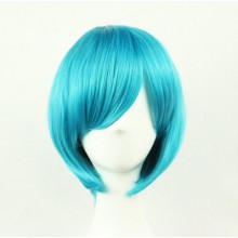 Short Straight Sexy Stylish Cosplay Party Hair Wigs (Blue) 