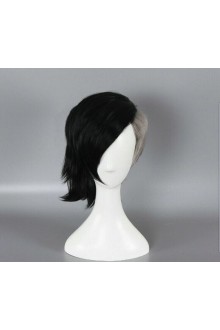 Black Grey Anime Tokyo Ghoul Uta Short High Quality Syntehtic Cosplay Wig