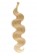 14” #14 Natural Ash Blonde Body Wave Stick Tip I Tip 100% Remy Hair Keratin Hair Extensions-50 strands, 1g/strand