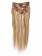 14” 7pcs #6/613 Brown/Blonde Straight 100% Remy Hair Clip In Hair Extensions