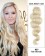 16” #60 Ash Blonde 7pcs Body Wave 100% Remy Hair Clip in Extensions