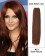 18” #33 Dark Auburn Straight Weave 100% Remy Hair Weft Human Hair Extension