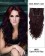 16” 7pcs #99J Dark Plum Red Body Wave 100% Remy Hair Clip In Human Hair Extensions