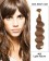 14” #30 Light Auburn Body Wave Stick Tip I Tip 100% Remy Hair Keratin Hair Extensions-100 strands, 0.5g/strand