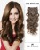 20” 9pcs Body Wave Clip in Remy Human Hair Extensions #8 Light Chestnut