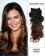 16”  7pcs #1B/30 Black Auburn Ombre Body Wave Remy Hair Clip In Hair Extensions