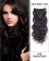 14” 7pcs#1 Off Black Body Wave 100% Remy Hair Clip In Hair Extensions