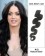 14” #1B Natural Black Body Wave 100% Remy Hair Tape In Hair Extensions-20 pcs