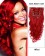 16”  7pcs Red Body Wave 100% Remy Hair Clip In Hair Extensions