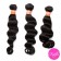 18” Deep Wave Brazilian Remy Hair Weave Remy Hair Weft Human Hair Extensions-#1 Jet Black